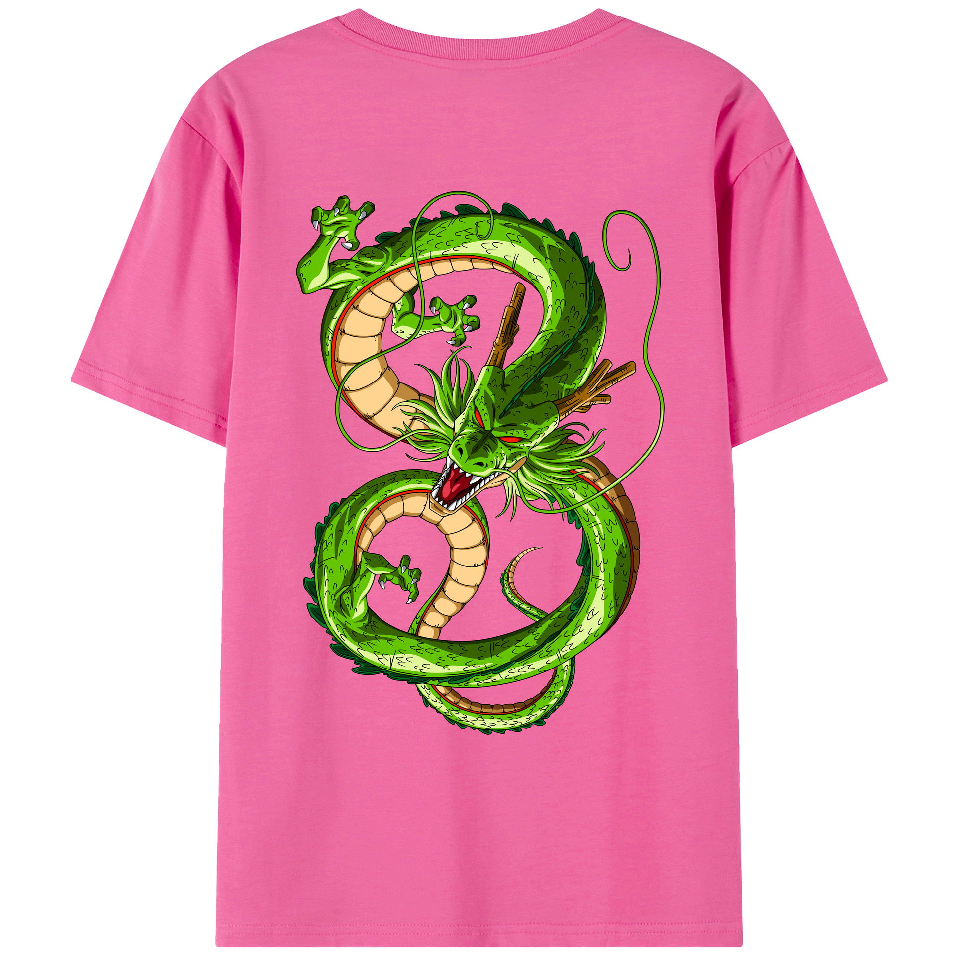 （画像用） ドラゴンボール 神龍 シェンロン DRAGON BALL Shenron レディース半袖Tシャツ(バックプリント)